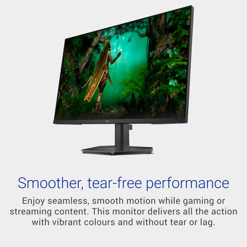 Dell 27 Gaming Monitor - SE2725HG, Full HD (1920x1080), 200Hz, Fast IPS, 1ms, AMD FreeSync Premium, 99% sRGB, VESA (100x100mm), DisplayPort, 2 HDMI, 3 Year Warranty, Black - 2