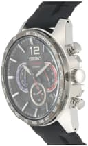 Seiko Mens Analogue Quartz Watch with Silicone Strap SSB347P1 - 2