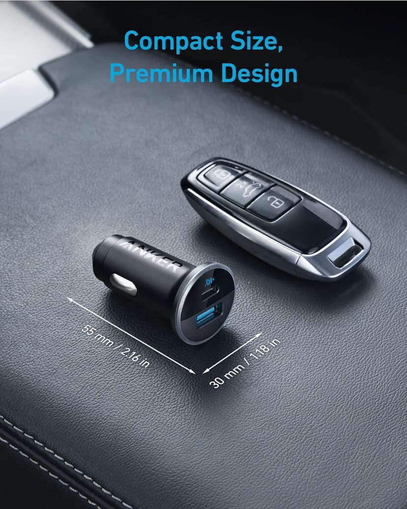 Car Charger, Anker 52.5W USB C Car Charger for iPhone 16/16 Pro/16 Pro Max/16 Plus/15/14/13/12/11, Galaxy S23/22/21, iPad Pro, Pixel, and More - 6