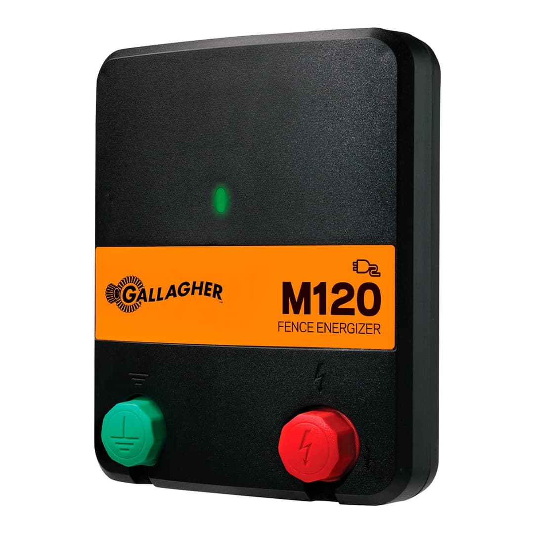 Gallagher M120 Mains Powered Electric Fence Energiser/Charger (230V)