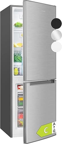Bomann, Réfrigérateur et Congélateur 173L Inox KG7359 - R…