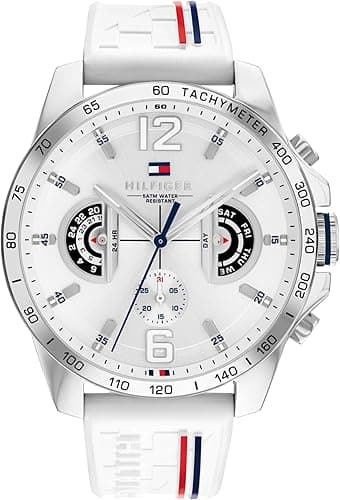 Tommy Hilfiger Montre Analogique Multifunction à Quartz p…