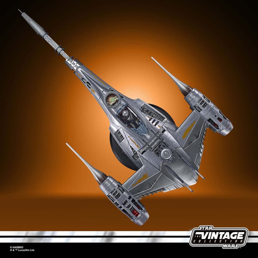 Star Wars The Vintage Collection The Mandalorian’s N-1 Starfighter, The Mandalorian 3.75” Vehicle & Action Figures - 5