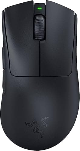 Razer DeathAdder V3 Pro - Souris Esports Ergonomique Sans Fil Légère (Design léger 63g, Capteur Optique Focus Pro 30K, Commutateurs de Souris Gen-3, Sans Fil HyperSpeed) Noir