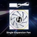 Lian Li UNI FAN TL-LCD Wireless Reverse 120 White (1pc) - 3