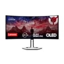 Lenovo Legion Pro 34WD-10 - Écran Gaming de 34" Incurvé avec Eyesafe (WQHD, OLED, 240Hz, 0.03ms, HDMI+DP, Cable DP, AMD FreeSync Premium Pro, Haut-parleurs) Réglage en Inclinaison - Noir-Blanc - 1