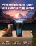 Nebula Capsule 3 1080p, Wi-Fi, projecteur intelligent, noir, portable 200 ANSI lumens, Google TV officiel, Netflix intégré, Dolby Digital, image 305 cm, batterie intégrée, 2,5 h d'autonomie - 3