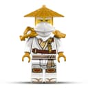 LEGO Ninjago Le Dragon Gardien - Maquette de Figurine de Dragon Articulée - Minifigurine de Maître WU & Présentoir Pittoresque Imitation Roche - Cadeau pour Garçon dès 14 Ans 71847 - 4