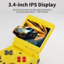 RG34XXSP Retro Handheld Game Console RG34XX SP Retro Gaming Console with 64G Preloaded Games,3300 mAh Battey,3.4 inch Screen Portable Pocket Arcade Support 30+ Simulators 5G WiFi Bluetooth HD Indigo - 2