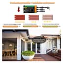 Y&H 350W Grid Tie Micro Inverter MPPT Onde sinusoïdale Pure Voc38-50V entrée AC180-260V Sortie pour Panneau Solaire 36V Centrale électrique à Balcon - 5