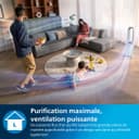 Philips Air Performer 2in1: Purifier and Fan - 70 m², Removes 99.97% of Allergens and Pollutants. HEPA Filter, Smart Sensors, Alexa, App. Quiet and Low Consumption (AMF765/10) - 6
