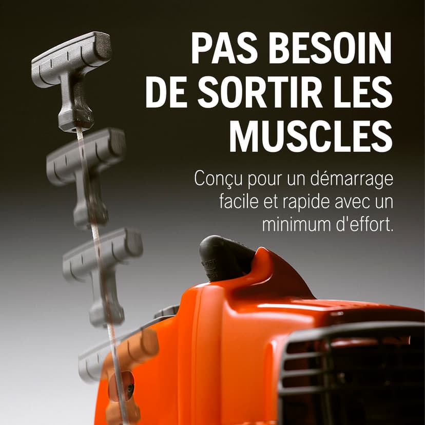 Husqvarna 122C : Coupe-Bordures Thermique 21,7 cm³, Largeur de Coupe 43 cm, Arbre courbé, Smart Start®, tête de Coupe Tap’n Go. - 4