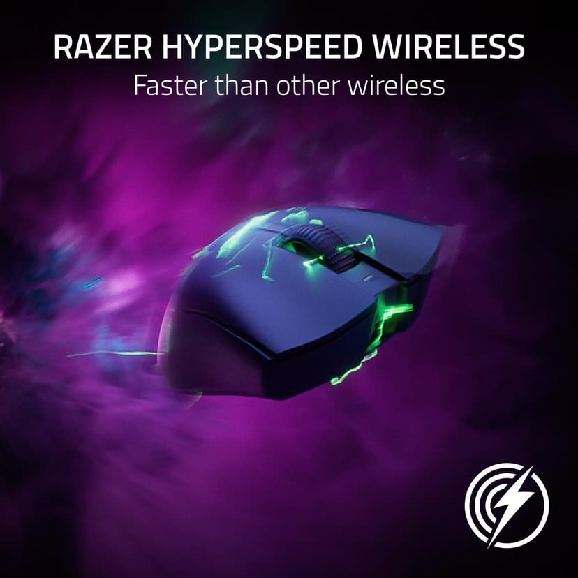 Razer DeathAdder V3 Pro - Lightweight Wireless Ergonomic Esports Mouse (63g Lightweight Design, Focus Pro 30K Optical Sensor, Mouse Switches Gen-3, HyperSpeed Wireless) Black - 8