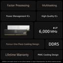 TEAMGROUP T-Create Expert Overclocking 10L DDR5 32GB Kit (2 x 16GB) 6000MHz (PC5-48000) CL38 Desktop Memory Module Ram - CTCED532G6000HC38ADC01 - 7