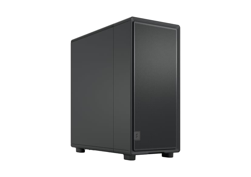 Fractal Design Epoch Black Solid - High Airflow PC Gaming Case - Mesh Front Panel - Three Momentum 12 Fans Included - Spacious Interior - ATX/mATX/ITX Support - 1