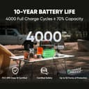 Jackery Explorer 1000 v2 Portable Power Station(2024 New), 1070Wh LiFePO4 Battery, 1500W AC/100W USB-C Output, 1 Hr Fast Charge, Solar Generator for Outdoor Camping, Off-grid Living, RV, Emergency - 5