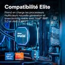 Crucial Pro DDR5 RAM 32GB Kit (2x16GB) 6400MHz CL32, Overclocking Deskop Computer Gaming Memory, Intel XMP 3.0 / AMD EXPO, Black - CP2K16G64C32U5B - 4