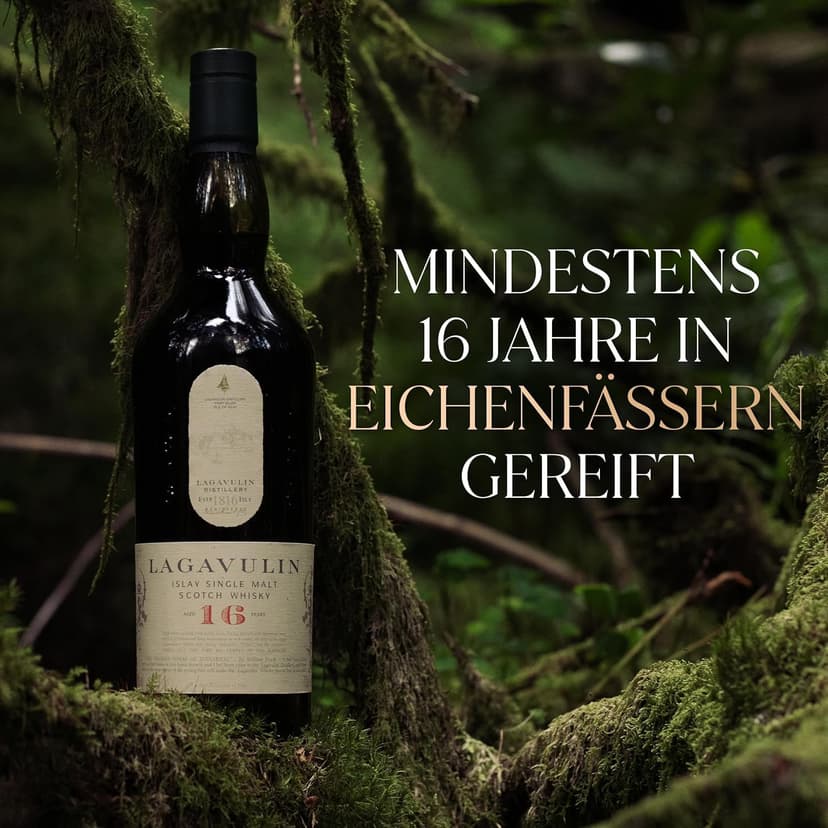 Lagavulin 16 Year Old Islay Single Malt Scotch Whisky | 43% vol | 70cl | Smoky & Intense | Peat-Rich | Sweet & Salty Single Malt | Aged in Oak Casks | Perfect for Whisky Lovers | with Gift Box - 6
