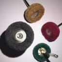 40 Pièces Kit Polissage Perceuse, Accessoires Dremel Polissage Abrasif de 25mm Outils Rotatifs Dremel, Grain 120/180/320/400, Accessoires de Polissage pour Bois Calcul Bijoux Plaque de Cadran - 9