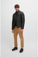 BOSS Mens Parkour-L Runn Mixed-Material Trainers with Branded Side Panel Size 9 Black - 3