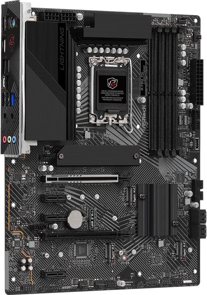 ASROCK Z790 Z790 PG LIGHTNING, 4 X DDR5, HDMI, EDP, 4 M.2, 4 SATA