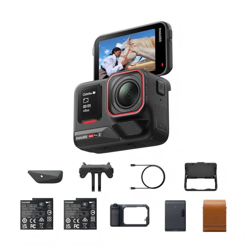 Insta360 Ace Pro 2 Flash Print Bundle - 8K Waterproof Act… - 1