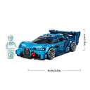 LEGO Speed Champions Bugatti Vision GT Hyper Sports Car Toy - Model Kit w/a Collectible Driver Minifigure - Gaming Gift Idea for 9+ Year Old Boys & Motorsport Fans - 77253 - 8