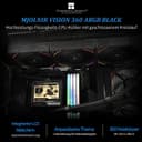 Thermalright Mjolnir Vision 360 ARGB Black-AIO CPU Liquid Cooler,Pantalla LCD IPS con resolución 320 * 240,para AM4/AM5 y LGA1700/1851,'3.5 inch'Pantalla LCD con imán para imágenes - 2