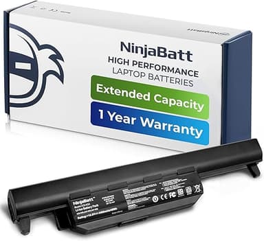 NinjaBatt Batterie A32-K55 pour ASUS X75V F75VD X75A R500…