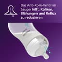 Philips Avent - Biberons à Réponse Naturelle de 260 ml sans BPA, pour les bébés de 1 mois et +, Lot de 3 (modèle SCY903/03) - 6