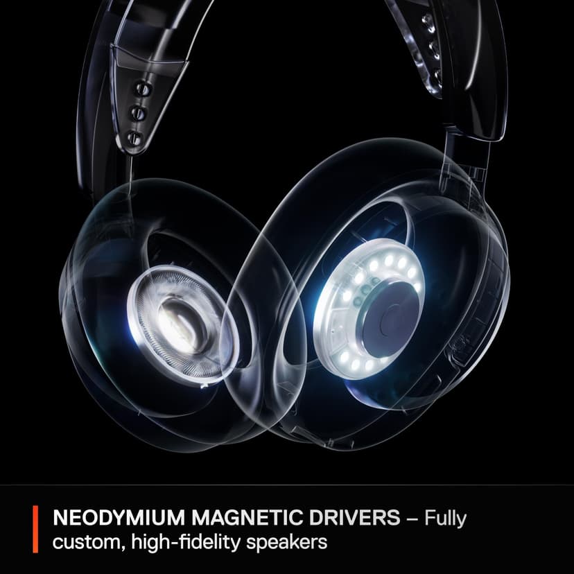 SteelSeries Arctis Nova 3P Wireless - PS5 Headset - Gaming Headset - Mobile App Control - 40 HR Battery with fast charging - Compatible with PlayStation, PC, Switch - 2.4GHz/Bluetooth - Black - 6