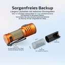 OLIGHT Baton Turbo Lampe de Poche Petit Portée Max. 510 M 1000 LM Lampe Torche Longue Durée 50 Jours 5 Modes Flashlight Rechargeable Type C Etanche IPX8 Pour Le Camping Voyage d'Urgence - 4