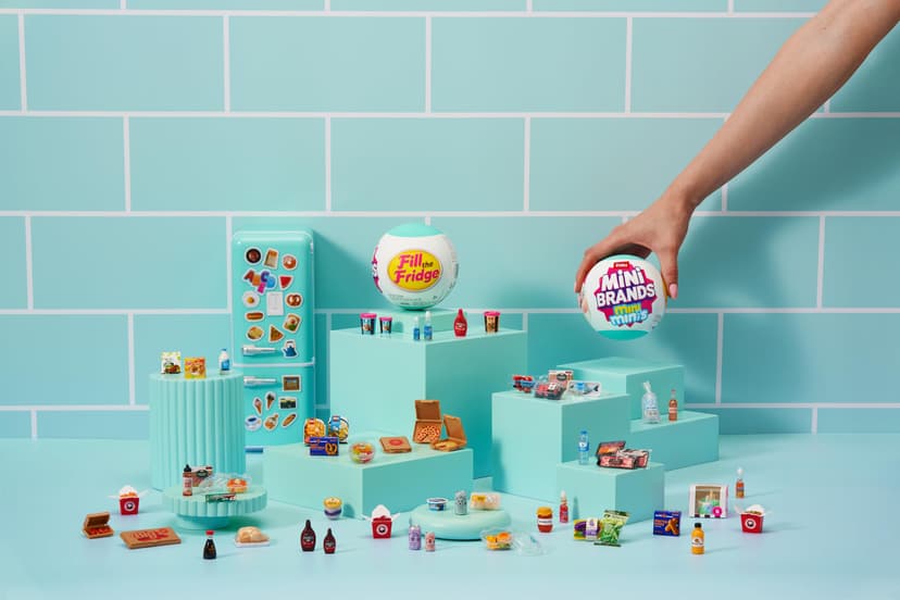 Mini Brands, Fill The Fridge, Series 1, 2 Capsules - 6