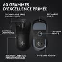 Logitech G PRO X SUPERLIGHT 2 - mouse gaming wireless, mouse Pro-Grade da 60 g 5 pulsanti programmabili, Versione Est Europa,sensore a 44.000 DPI, velocità di aggiornamento di 8 kHz, USB-C,PC/Mac-Nero - 6