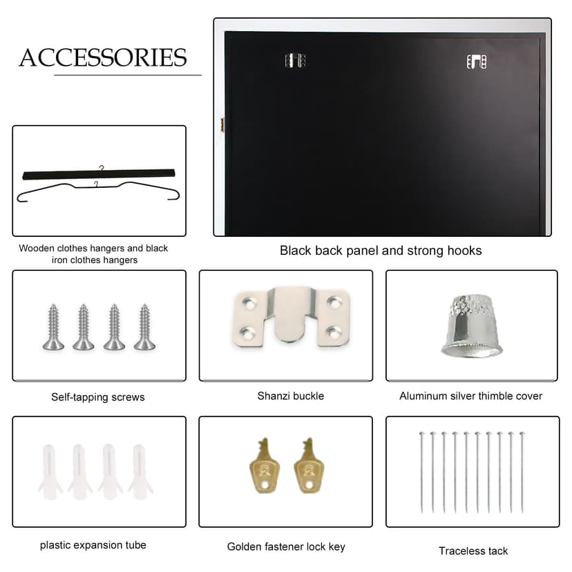 Tinkeps Football Shirt Frame Display - Engineered Wood & Acrylic, Jersey Display Case, Black - 5