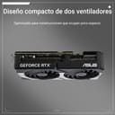 ASUS DUAL RTX5070 OC, PCIe5, 12GB DDR7, HDMI, 3 DP, 2572MHz Clock, Overclocked, Compact SFF-Ready - 3