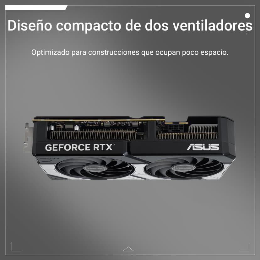 ASUS DUAL RTX5070 OC, PCIe5, 12GB DDR7, HDMI, 3 DP, 2572MHz Clock, Overclocked, Compact SFF-Ready - 3