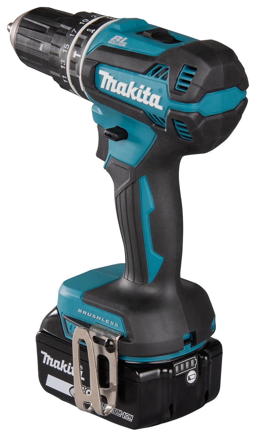 Perceuse à percussion 18V LXT (2x5.0 Ah) en MAKPAC - MAKITA DHP485RTJ - 2