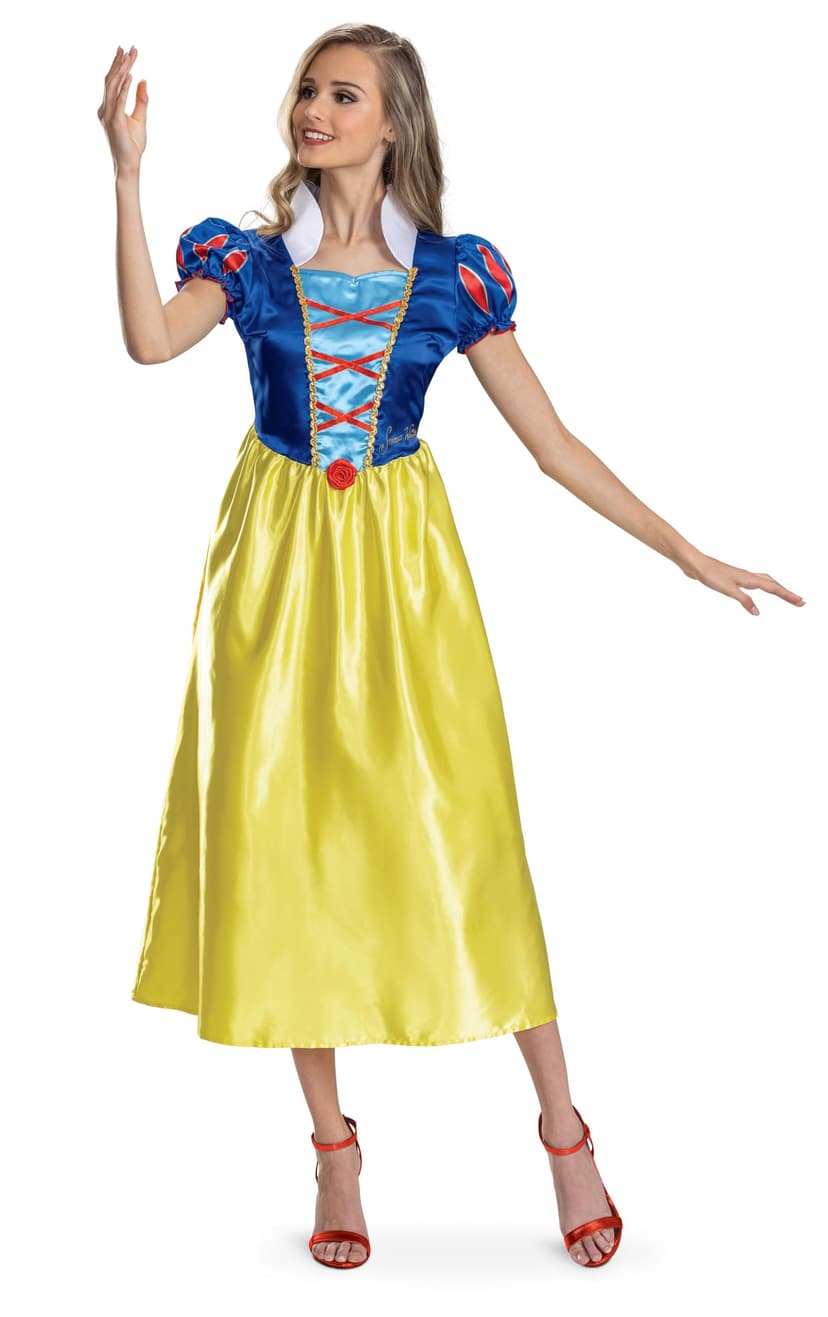 DISGUISE 158369B-EU Déguisement de princesse Disney Basic Plus pour adulte, femme, multicolore, taille M - 1