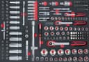 KS Tools 711.1011 175-Piece Set of Sockets/Accessories 1/4 inch; 3/8 inch; 1/2 inch - 1