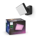 Philips Hue White & Color Ambiance Projecteur Extérieur DISCOVER, Éclairage extérieur en Aluminium Noir, Projecteur lumière compatible avec Alexa, Google Assistant et Apple Homekit - 3