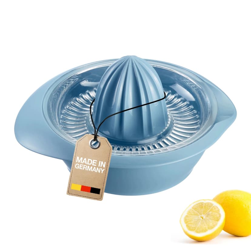 Westmark Presse-Orange/Citron/lemon avec Récipient, Diamètre : 18,7 cm, Capacité : 0,5 L, Plastique, Limetta, Bleu, B0CLGWVPZV - 1