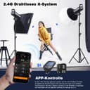 Godox SK400II-V 400W Professionale Flash de Studio 5600 ± 200 K 2.4G Système X sans Fil avec Lampe de modélisation LED 40 Niveaux de Flash pour la Photographie de Studio, la Photographie publicitaire - 5