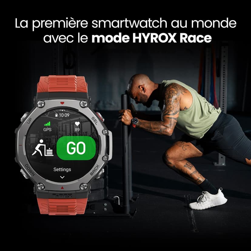 Amazfit T-Rex 3 Outdoor Smartwatch 48mm Écran AMOLED, Cartes et Navigation Hors Ligne, GPS Double Bande à 6 Systèmes Satellites, Autonomie de 27 Jours, Paiement NFC, 170 Modes Sportifs pour Aventure - 2