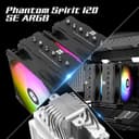 Thermalright PS120SE ARGB CPU Air Cooler, 7 Heatpipes CPU Cooler, Dual 120mm TL-C12B-S V2 PWM Fan, AGHP 4.0 Technilogy, S-FDB Bearings, for AMD AM4 AM5/Intel 1700/1150/1151/1200, PC Cooler - 2