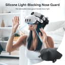 AMVR FC4A Face Cover Pad Interface Faciale Compatible avec Meta/Oculus Quest 3, Coussin en Soie Glace avec Design Ventilateur, pour Bandeau Halo avec Ventilateur (non compatible avec Quest 3S) - 8