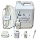 Polyester Resin 5 kg + 6 m2 Glass Fabric 300 g/m² + Catalyst + Pipette Dosage. - 1