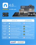 Tapo 2.5K(4MP) Caméra de Surveillance WiFi intérieure 360°, Détection Humaine AI Suivi Intelligent, Sirène et détection de Mouvement, Audio bidirectionnel, Compatible Alexa pour Bébé/Animaux C220 - 9