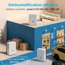 MIDEA Déshumidificateur d air Anti Moisissure intérieur 50 L/Jour | Réservoir amovible 6L, APP/Wifi, Mode Confort, Minuterie 24H | Déshumidificateur industriel de grande capacité jusqu’à 120m²/300 m³ - 3