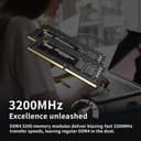 DATO 32GB RAM DDR4 3200MHz PC4-25600 CL22 SODIMM 1.2V 260-Pin Non-ECC SODIMM Laptop Notebook Memory Module - 3